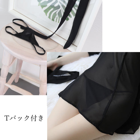 セクシーランジェリー シアーシャツ 下着 シースルーシャツ Tバック コスプレセクシー セットアップ vネック レディース エロ下着 パジャマ 89MEIER-005